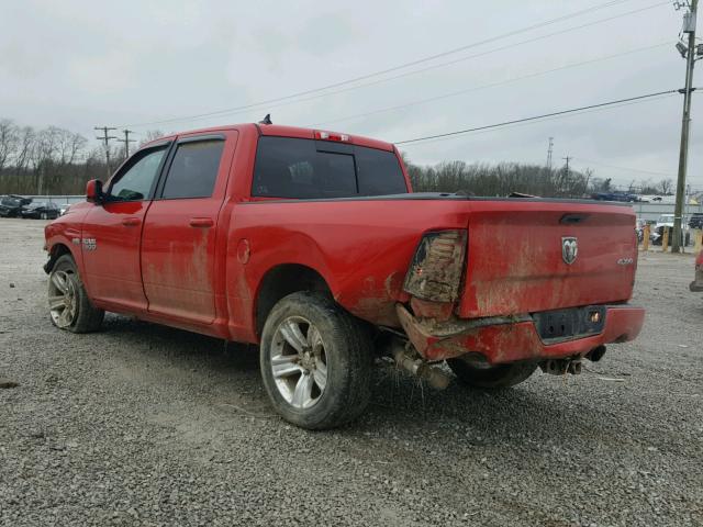 1C6RR7MT7FS667873 - 2015 RAM 1500 SPORT RED photo 3