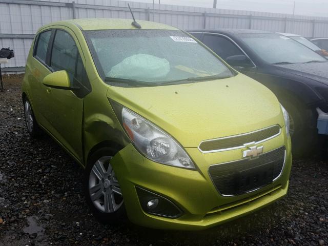 KL8CB6S95EC421443 - 2014 CHEVROLET SPARK LS GREEN photo 1