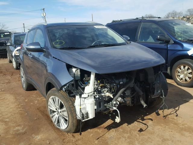 KNDPCCAC2G7833221 - 2016 KIA SPORTAGE E BLUE photo 1