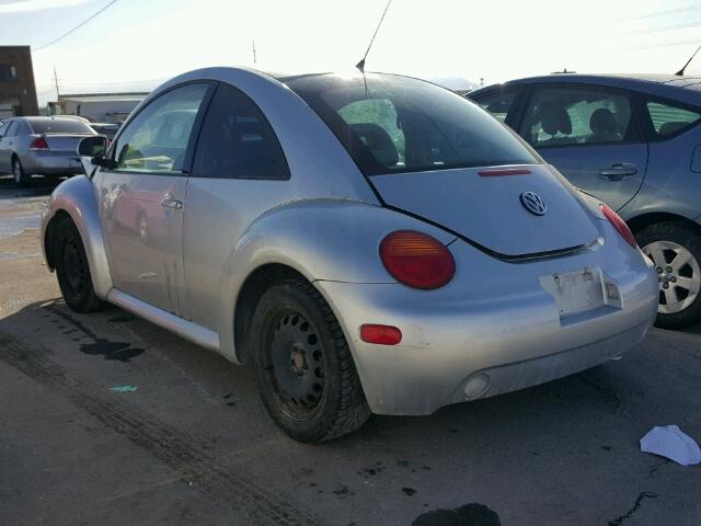 3VWBB61C7WM001387 - 1998 VOLKSWAGEN NEW BEETLE 银色 照片 3
