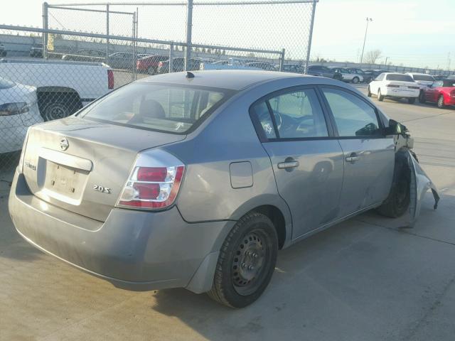 3N1AB61E57L671711 - 2007 NISSAN SENTRA 2.0 GRAY photo 4