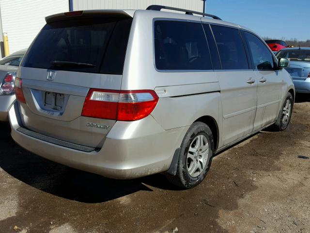 5FNRL386X6B425227 - 2006 HONDA ODYSSEY EX SILVER photo 4