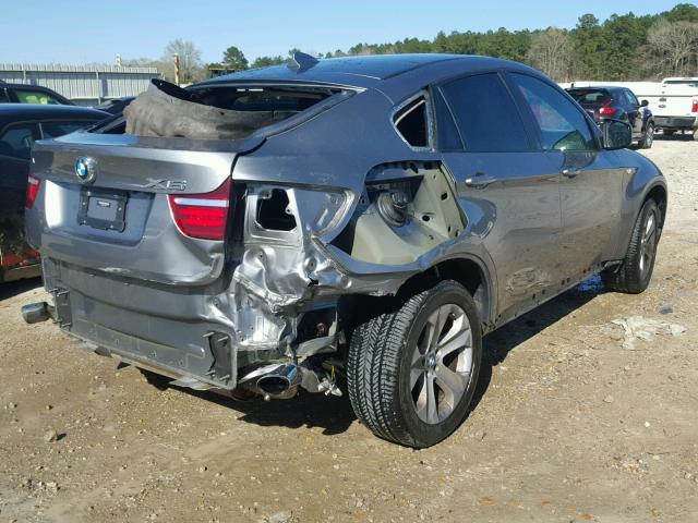 5UXFG2C50DL786362 - 2013 BMW X6 XDRIVE3 GRAY photo 4