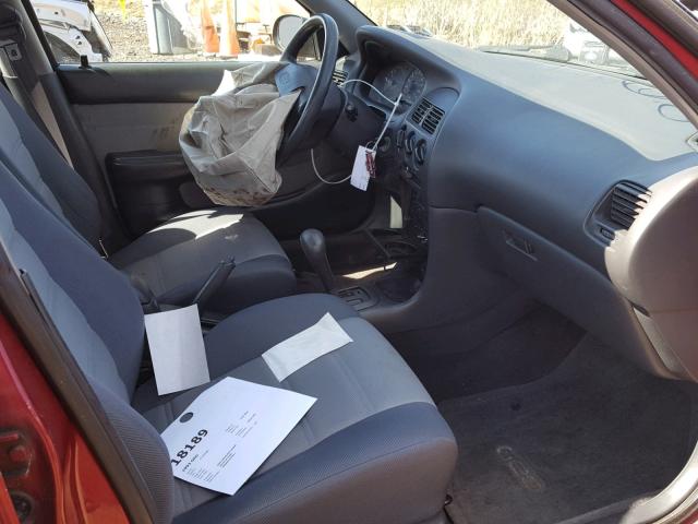 1Y1SK5367PZ017623 - 1993 GEO PRIZM BASE RED photo 5