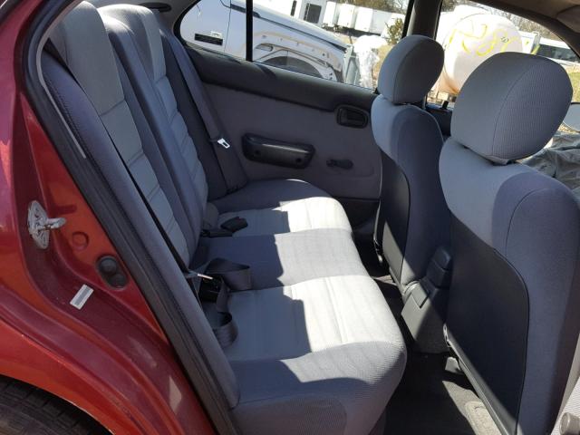 1Y1SK5367PZ017623 - 1993 GEO PRIZM BASE RED photo 6