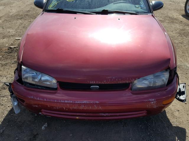 1Y1SK5367PZ017623 - 1993 GEO PRIZM BASE RED photo 7