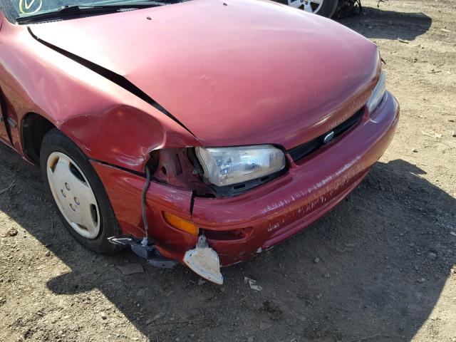 1Y1SK5367PZ017623 - 1993 GEO PRIZM BASE RED photo 9