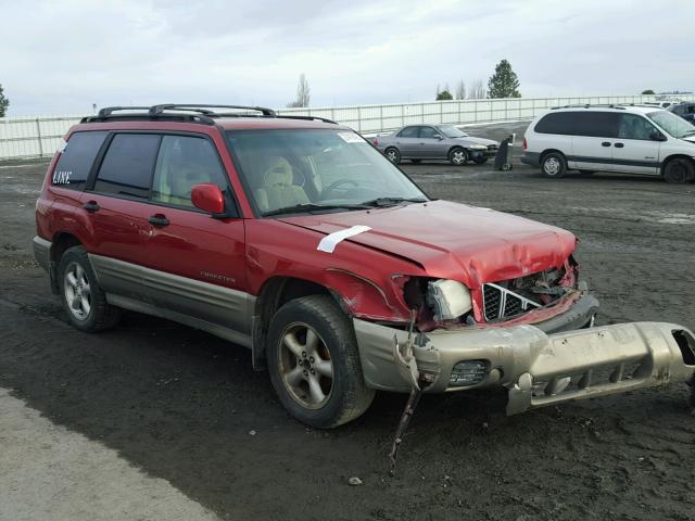 JF1SF65521H768697 - 2001 SUBARU FORESTER S MAROON photo 1