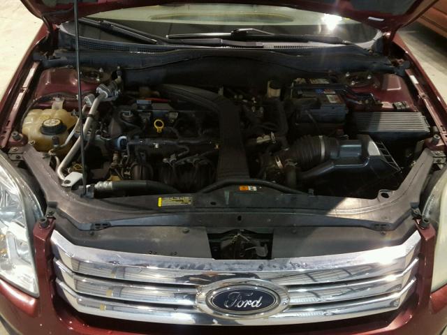 3FAFP07Z86R181616 - 2006 FORD FUSION SE MAROON photo 7
