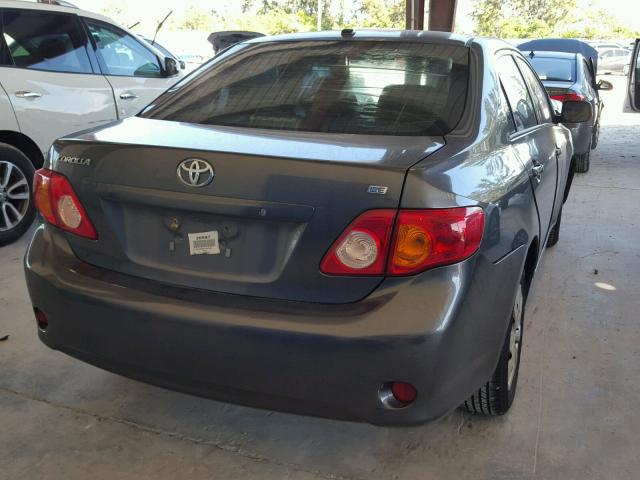 2T1BU4EE6AC497460 - 2010 TOYOTA COROLLA BA CHARCOAL photo 4