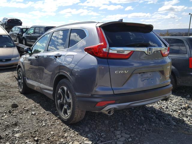 5J6RW2H91HL000503 - 2017 HONDA CR-V TOURI GRAY photo 3