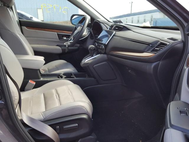 5J6RW2H91HL000503 - 2017 HONDA CR-V TOURI GRAY photo 5