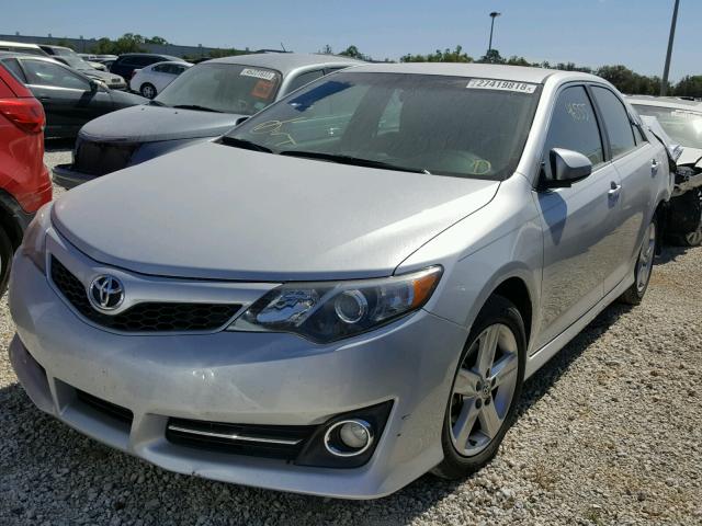 4T1BF1FK1DU251786 - 2013 TOYOTA CAMRY L SILVER photo 2