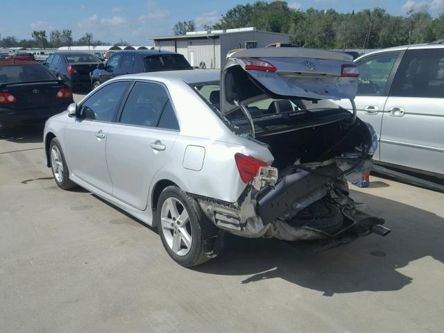 4T1BF1FK1DU251786 - 2013 TOYOTA CAMRY L SILVER photo 3