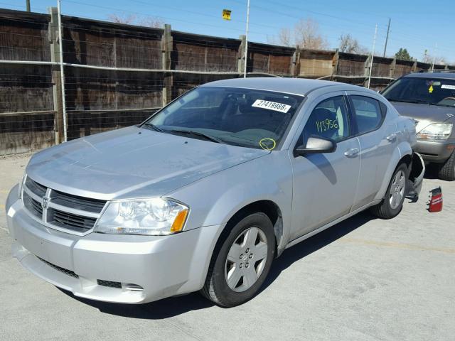 1B3LC46K78N190027 - 2008 DODGE AVENGER SE WHITE photo 2