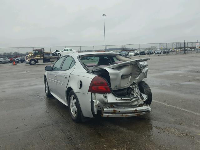 2G2WP522151134341 - 2005 PONTIAC GRAND PRIX SILVER photo 3