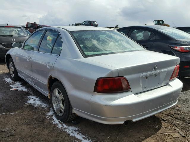 4A3AA46G73E128057 - 2003 MITSUBISHI GALANT ES SILVER photo 3