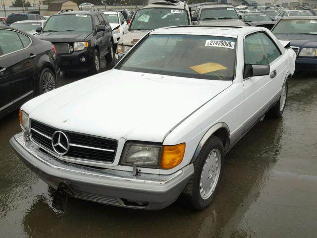 WDBCA45D0GA229486 - 1986 MERCEDES-BENZ 560 SEC WHITE photo 2