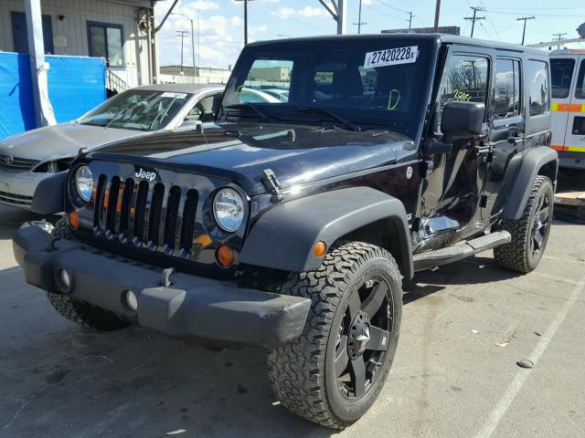 1J4BA3H13BL548297 - 2011 JEEP WRANGLER U BLACK photo 2