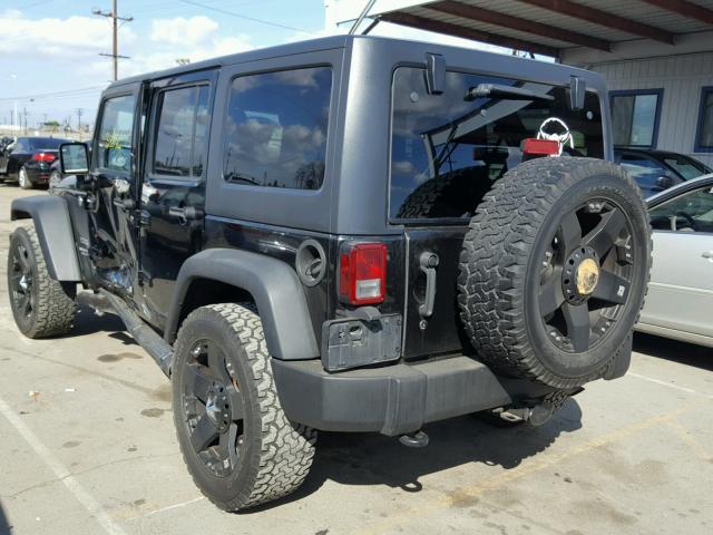 1J4BA3H13BL548297 - 2011 JEEP WRANGLER U BLACK photo 3