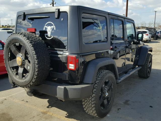 1J4BA3H13BL548297 - 2011 JEEP WRANGLER U BLACK photo 4