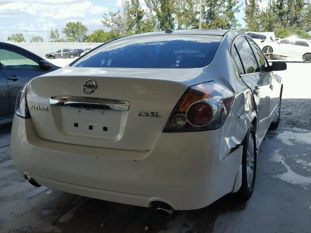 1N4AL2AP9AC189188 - 2010 NISSAN ALTIMA BAS WHITE photo 4