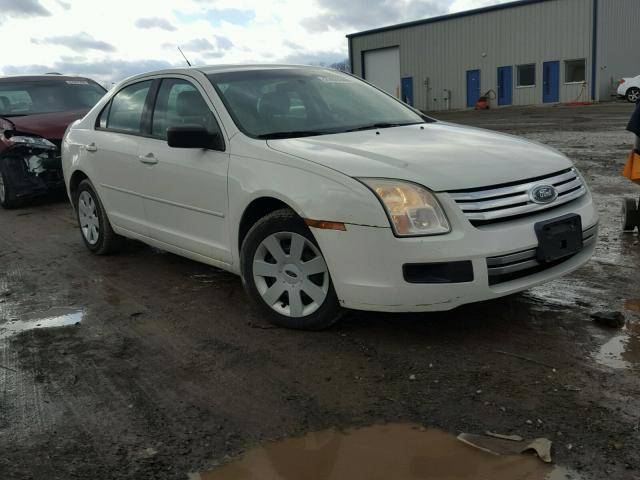 3FAHP06Z68R108645 - 2008 FORD FUSION S WHITE photo 1