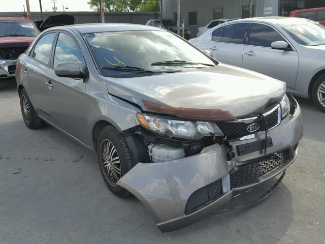 KNAFU4A27D5646504 - 2013 KIA FORTE EX GRAY photo 1