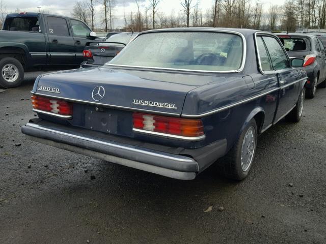 WDBAB53A3DB003046 - 1983 MERCEDES-BENZ 300 CDT BLUE photo 4