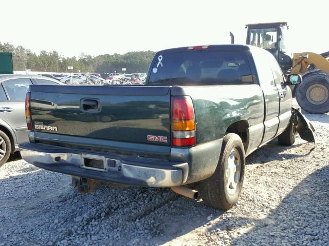 1GTEC19T95Z179657 - 2005 GMC NEW SIERRA GREEN photo 4