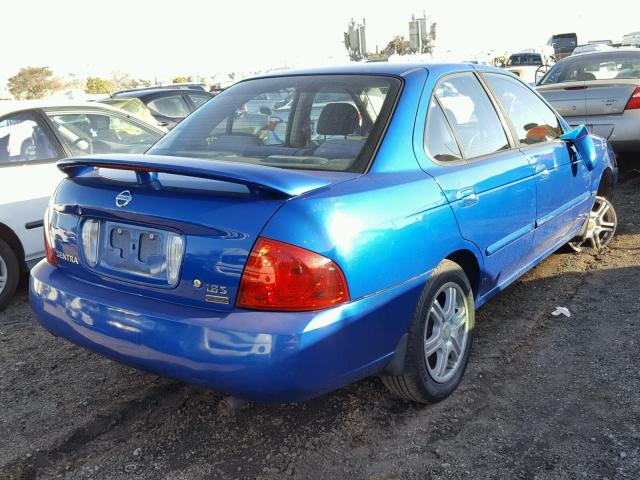 3N1CB51D06L452311 - 2006 NISSAN SENTRA 1.8 BLUE photo 4