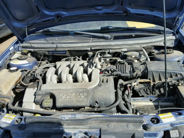 1ZWFT61L425604453 - 2002 MERCURY COUGAR V6 BLUE photo 7