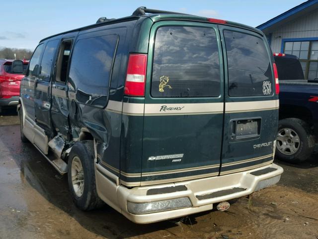 1GBFH15T731185923 - 2003 CHEVROLET EXPRESS G1 GREEN photo 3