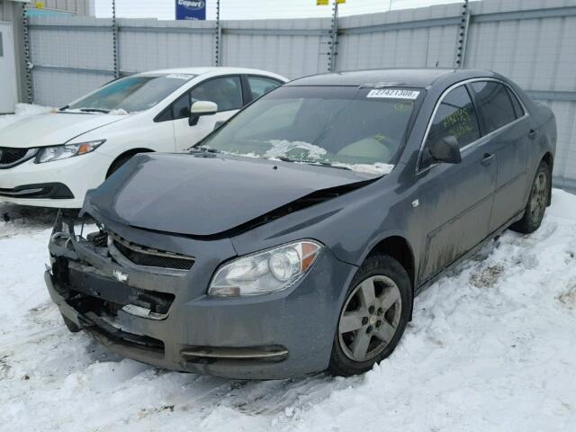 1G1ZG57B18F266247 - 2008 CHEVROLET MALIBU LS GRAY photo 2