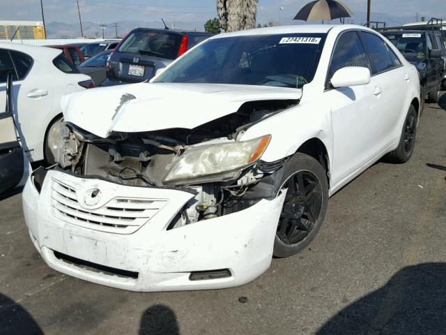 4T1BE46K27U507362 - 2007 TOYOTA CAMRY NEW WHITE photo 2