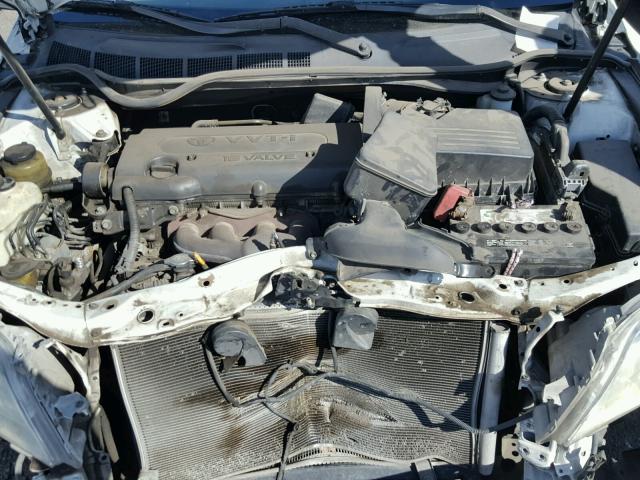 4T1BE46K27U507362 - 2007 TOYOTA CAMRY NEW WHITE photo 7