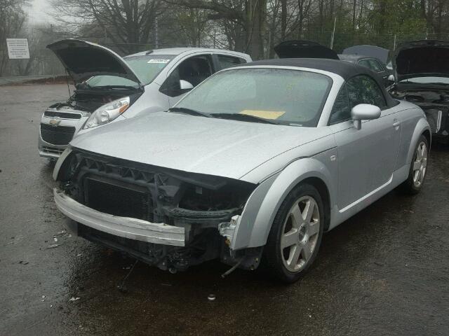 TRUTC28N621010969 - 2002 AUDI TT SILVER photo 2