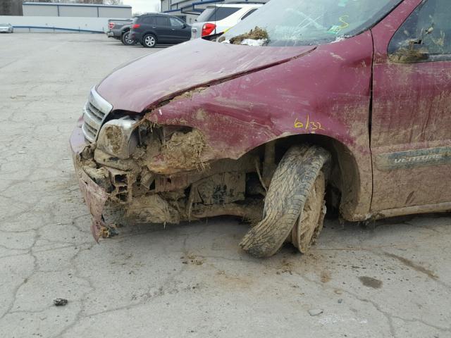 1GNDX13E64D127139 - 2004 CHEVROLET VENTURE LU PURPLE photo 9