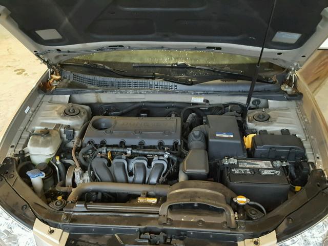 5NPET4AC8AH656948 - 2010 HYUNDAI SONATA GLS GOLD photo 7