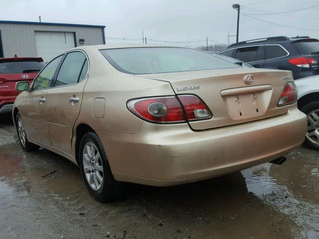 JTHBA30G945026043 - 2004 LEXUS ES 330 BROWN photo 3