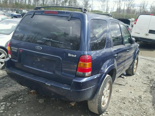 1FMCU94104KA42666 - 2004 FORD ESCAPE LIM BLUE photo 4