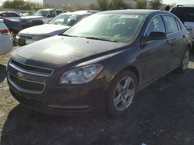 1G1ZH57B494213228 - 2009 CHEVROLET MALIBU 1LT შავი ფოტო 2