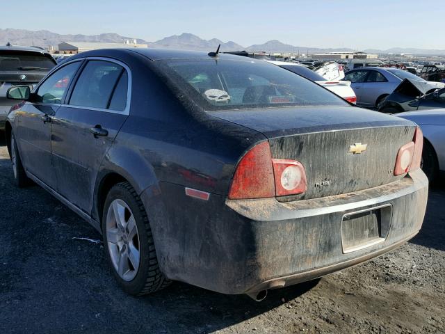 1G1ZH57B494213228 - 2009 CHEVROLET MALIBU 1LT შავი ფოტო 3