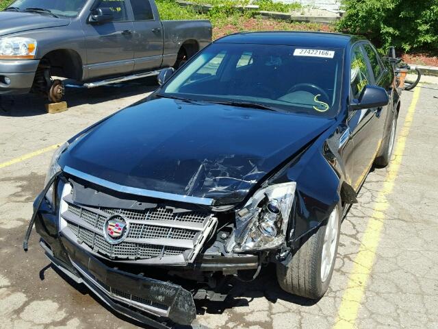 1G6DF577190133611 - 2009 CADILLAC CTS BLACK photo 2