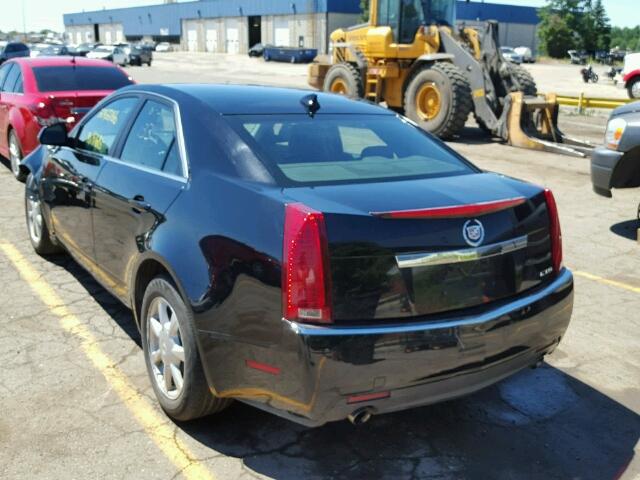 1G6DF577190133611 - 2009 CADILLAC CTS BLACK photo 3