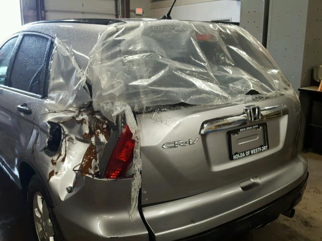 JHLRE48577C022279 - 2007 HONDA CR-V EX SILVER photo 9