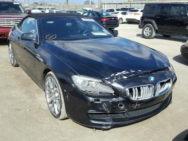 WBALZ3C53CDL70008 - 2012 BMW 650 I BLACK photo 1
