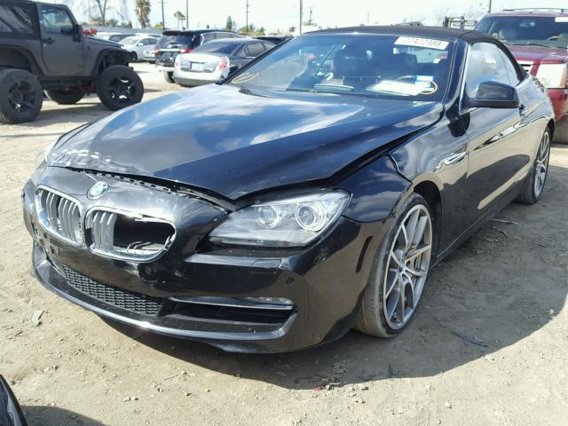 WBALZ3C53CDL70008 - 2012 BMW 650 I BLACK photo 2