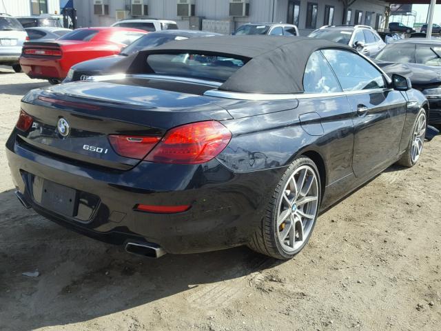 WBALZ3C53CDL70008 - 2012 BMW 650 I BLACK photo 4