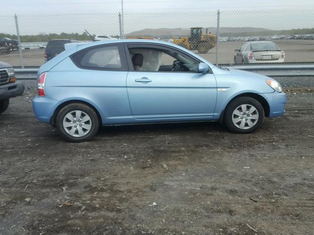 KMHCM3AC9BU200524 - 2011 HYUNDAI ACCENT GL BLUE photo 10